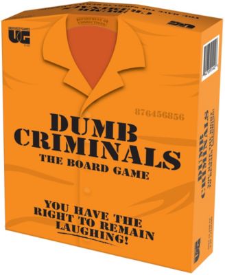 University Games Dumb Criminals - The Board Game