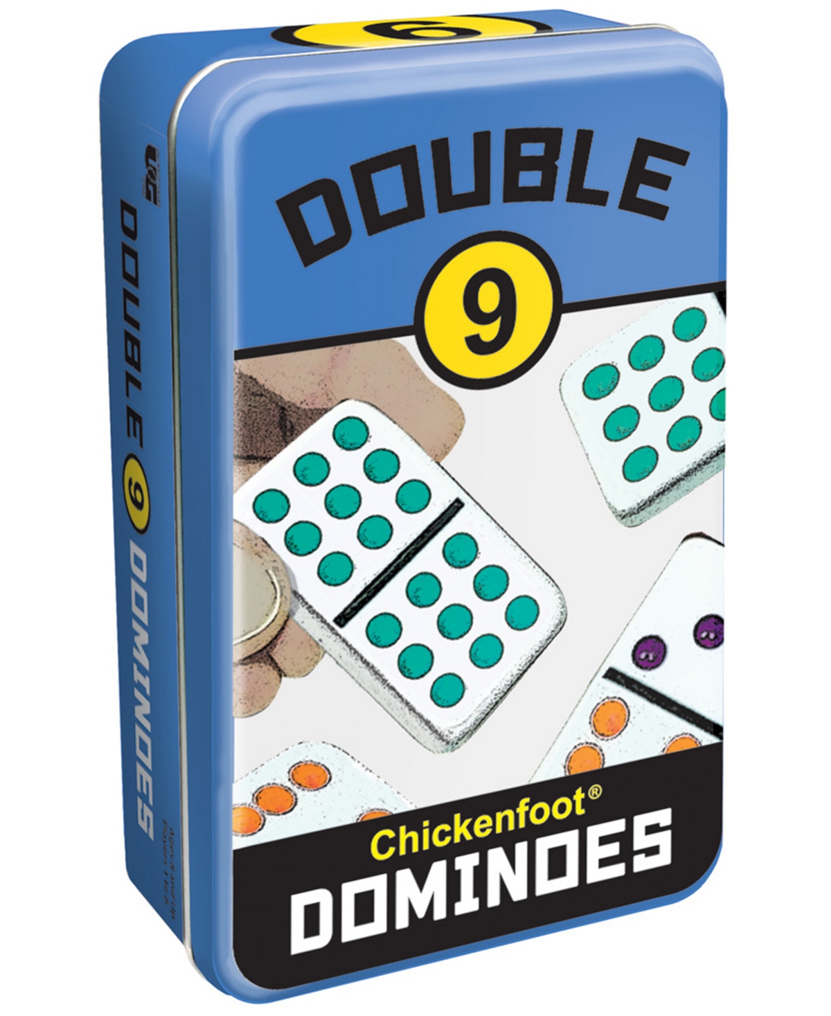 University Games Kids' Double 9 Chicken Foot Dominoes In No Color