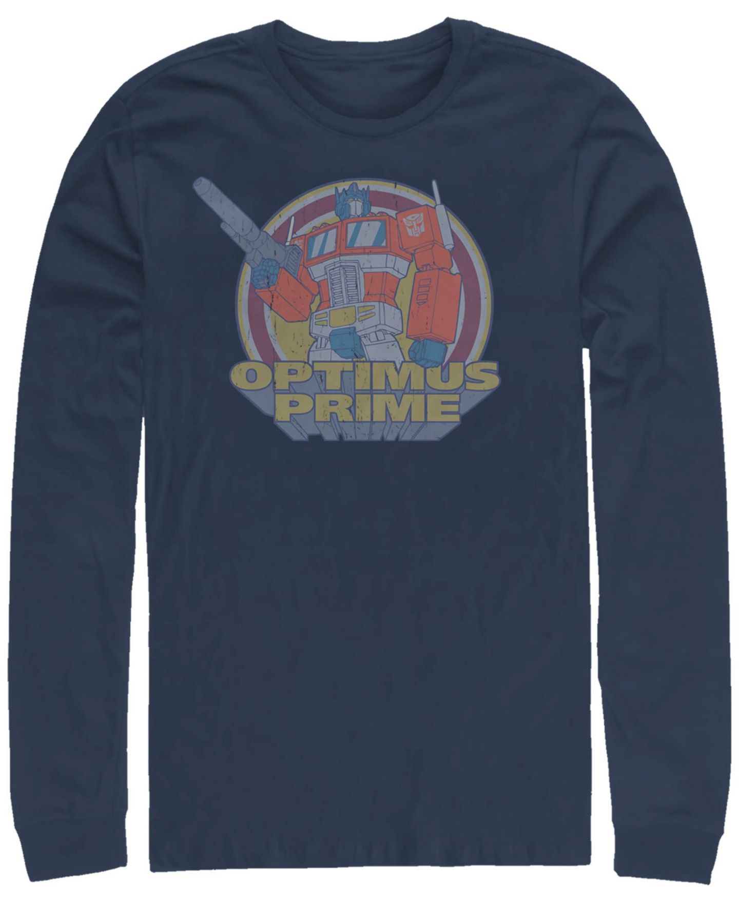 Мужская футболка Fifth Sun Transformers Generations Epic Optimus Long Sleeve, цвет: Тёмно-синий — фото 1