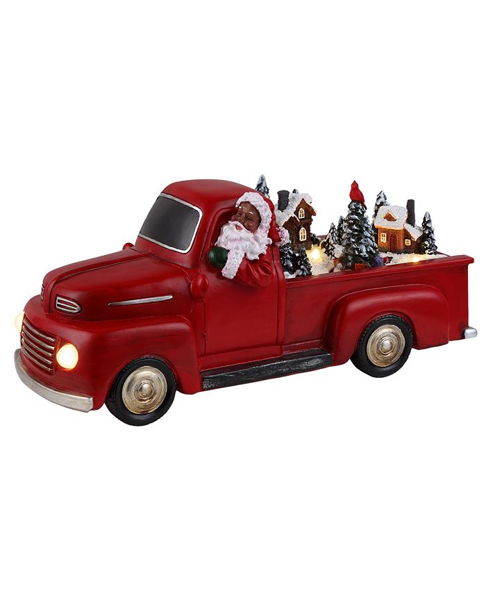 Mr. Christmas Animated Black Santa Nostalgic Truck, 10.5" Macy's