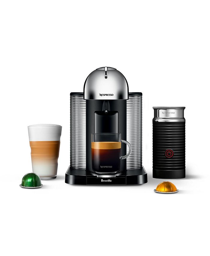 Victor Captain brie start Nespresso Vertuo Coffee and Espresso Maker by Breville, Chrome with  Aeroccino Milk Frother & Reviews - Small Appliances - Kitchen - Macy's