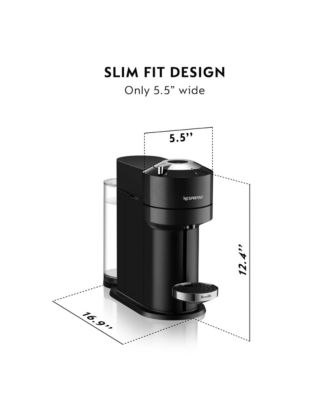 Nespresso Vertuo Next Premium Coffee and Espresso Maker by Breville, Classic Black