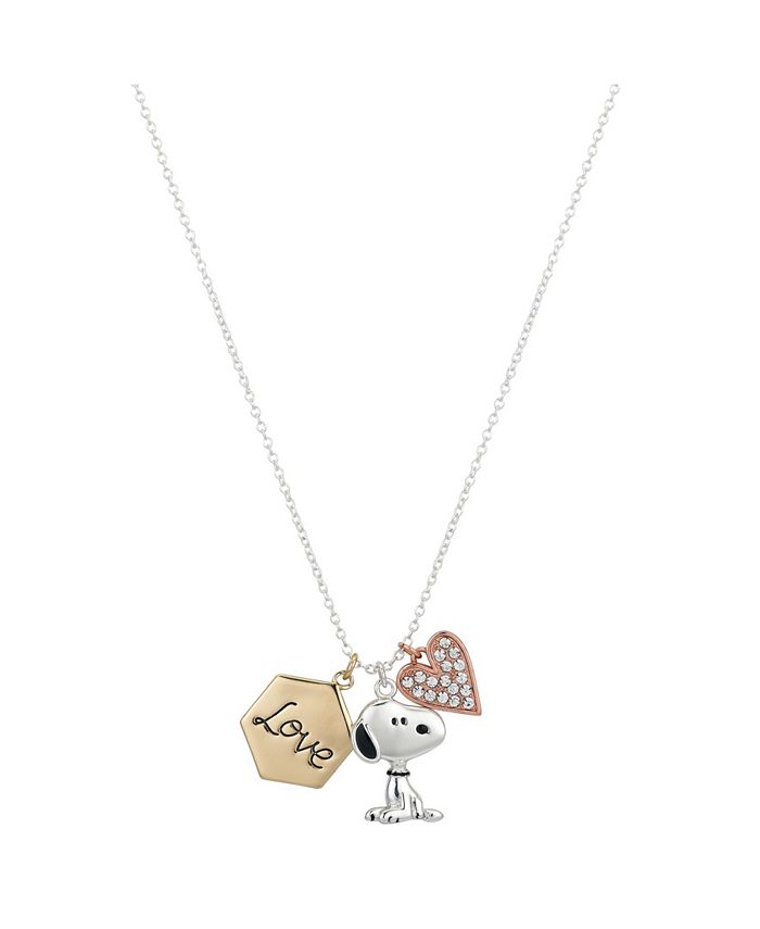 Macys snoopy necklace new arrivals