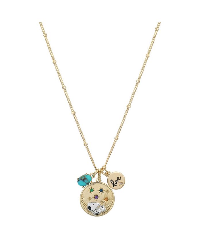 Macys snoopy necklace new arrivals