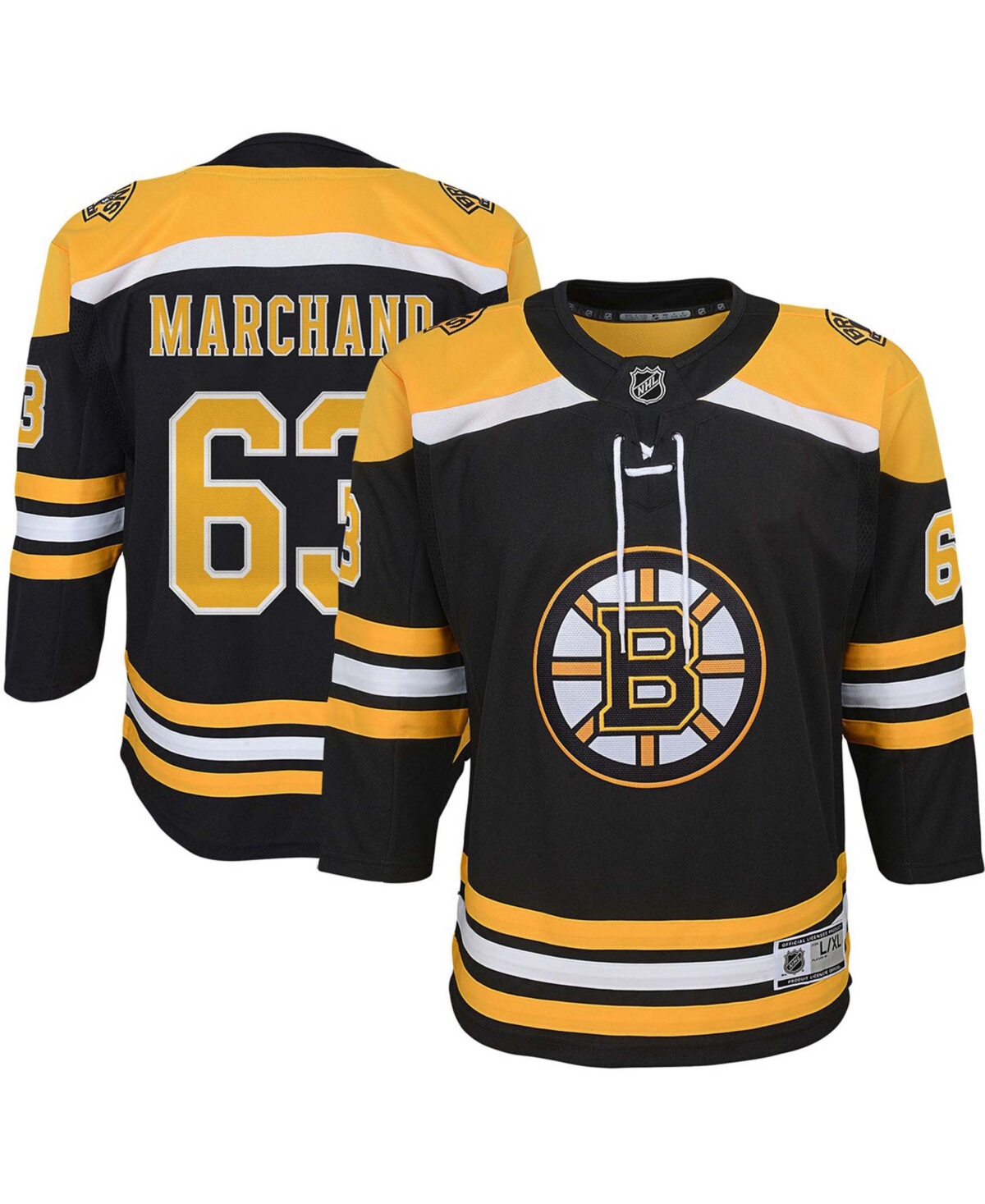 Big Boys Brad MarchandBoston Bruins Home Premier Player Jersey - Black