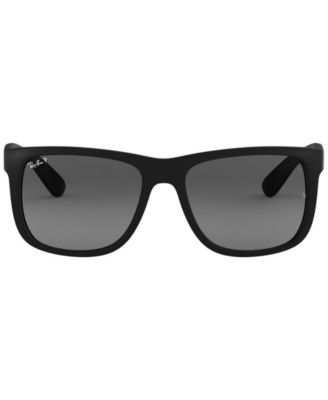 Unisex Polarized Low Bridge Fit Sunglasses, RB4165F Justin Classic 