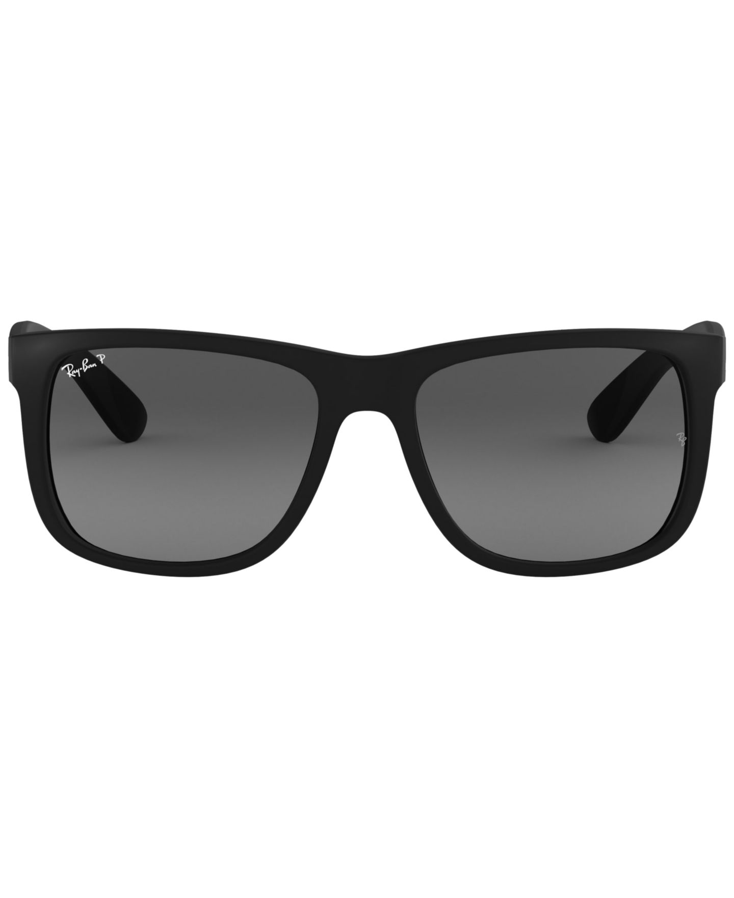 Солнцезащитные очки Ray-Ban Unisex Polarized Low Bridge Fit Sunglasses, RB4165F Justin Classic, цвет: Чёрный — фото 2