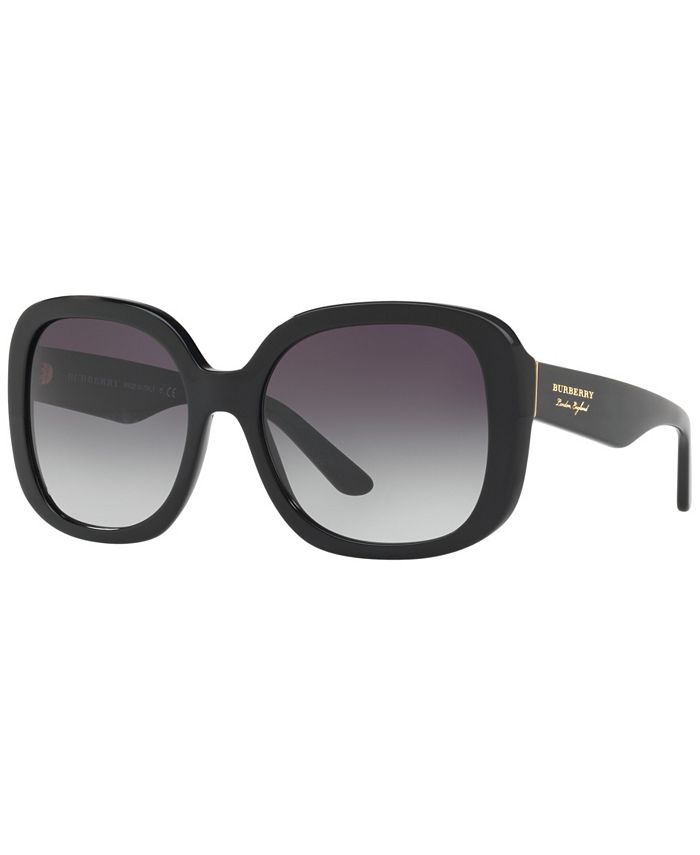 Burberry Women's Low Bridge Fit Sunglasses, BE4259F 56 - Macy's