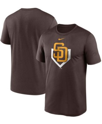 Men's Brown San Diego Padres Icon Legend Performance T-shirt