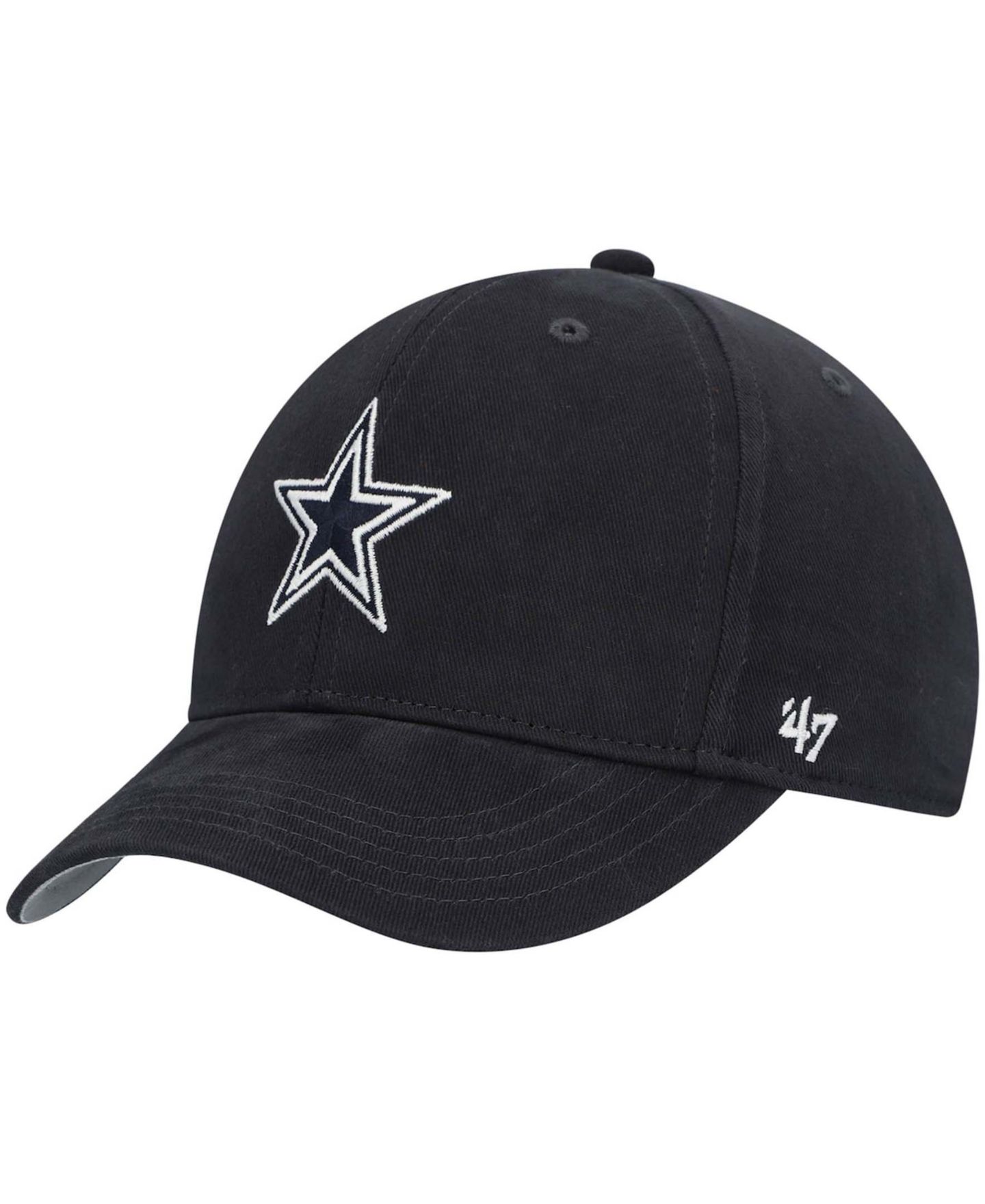 Кепка '47 Brand Navy Dallas Cowboys Basic MVP Adjustable Hat для малышей — фото 1