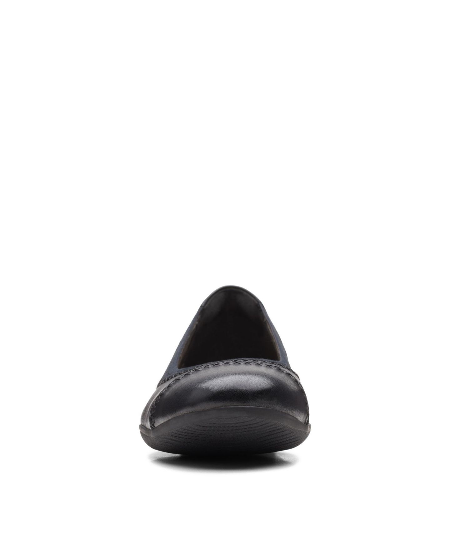 Женские балетки Clarks Collection Sara Bay, цвет: Чёрный кожаный — фото 6