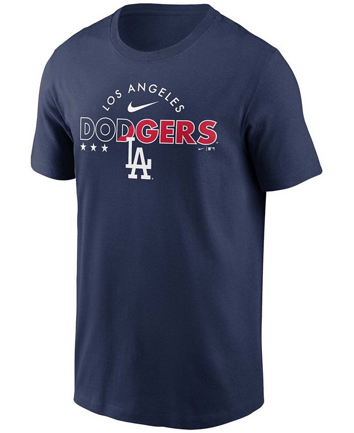 Nike Men's Navy Los Angeles Dodgers Team Americana T-shirt - Macy's