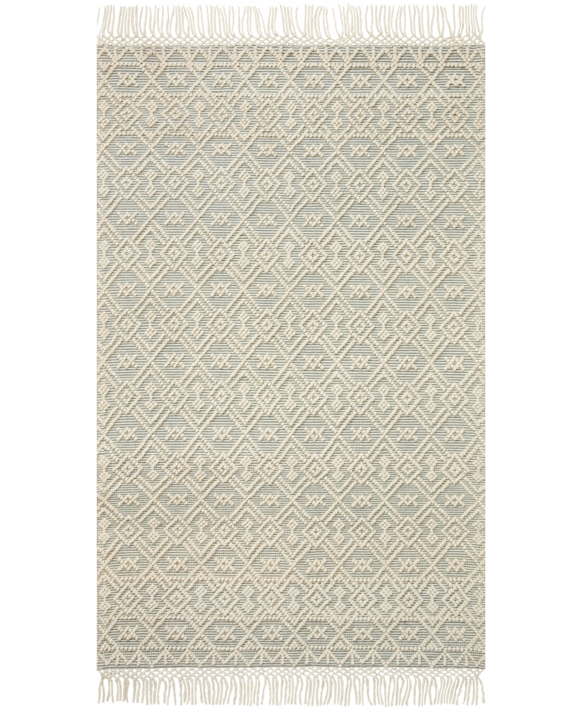 Loloi Ii Noelle Noe-05 8' x 10' Area Rug - Ivory, Blue