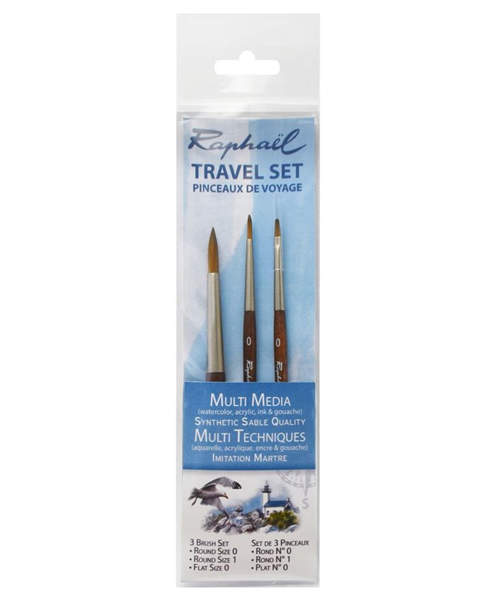 raphael travel brush set