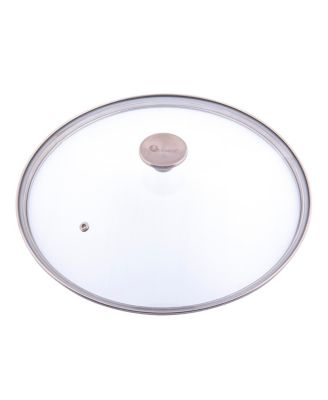 Glass Lid with Stainless Steel Knob for 12" Skillet