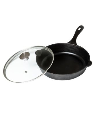 Glass Lid with Stainless Steel Knob for 10" Skillet