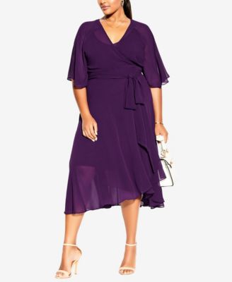 City Chic Trendy Plus Enthral Me Dress - Macy's