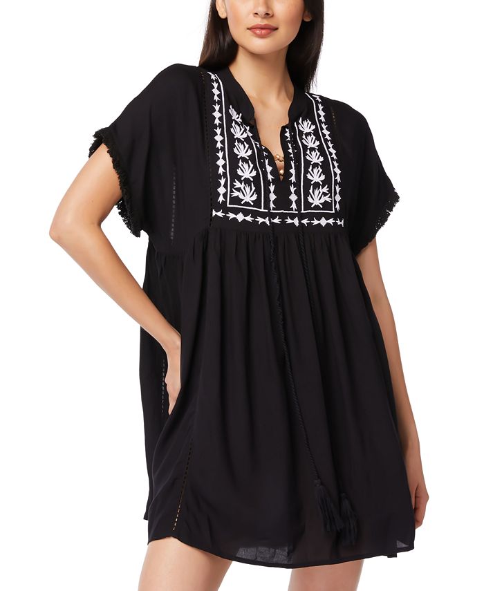 Bleu by Rod Beattie Embroidered CoverUp Dress Macy's
