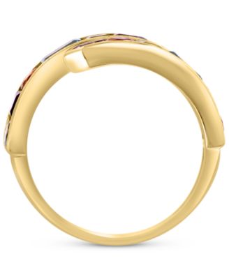 EFFY&reg; Multi-Gemstone Bypass Ring (2-1/2 ct. t.w.) in 14k Gold