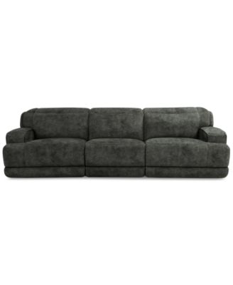 Sebaston 3-Pc. Fabric Sofa with 2 Power Motion Recliners, Created for Macy's
