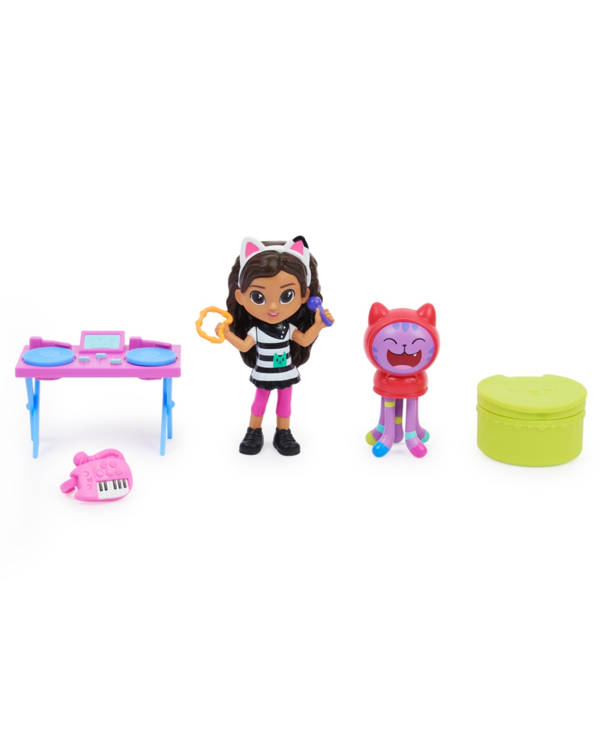 Gabby's Dollhouse Dreamworks , Kitty Karaoke Set With 2 Toy Figures In Multi-color