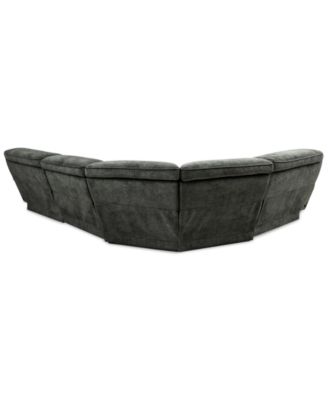 Sebaston 4-Pc. Fabric Sectional with 2 Power Motion Recliners, Created for Macy's