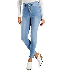 Juniors' 5-Button Skinny Jeans
