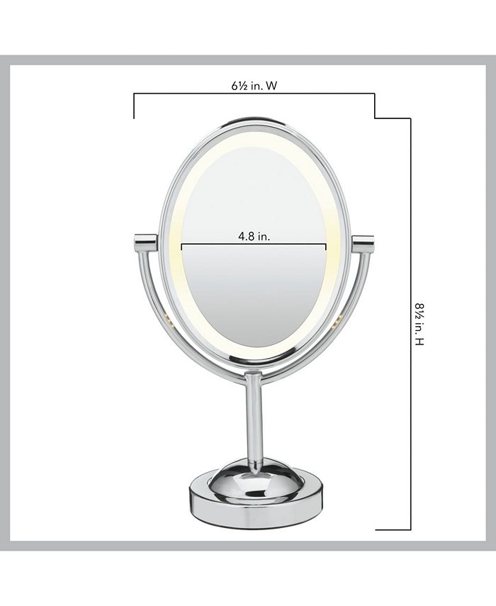 Conair DoubleSided Lighted Oval Mirror Macy's