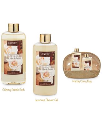 8 Piece White Rose Jasmine Body Care Gift Set
