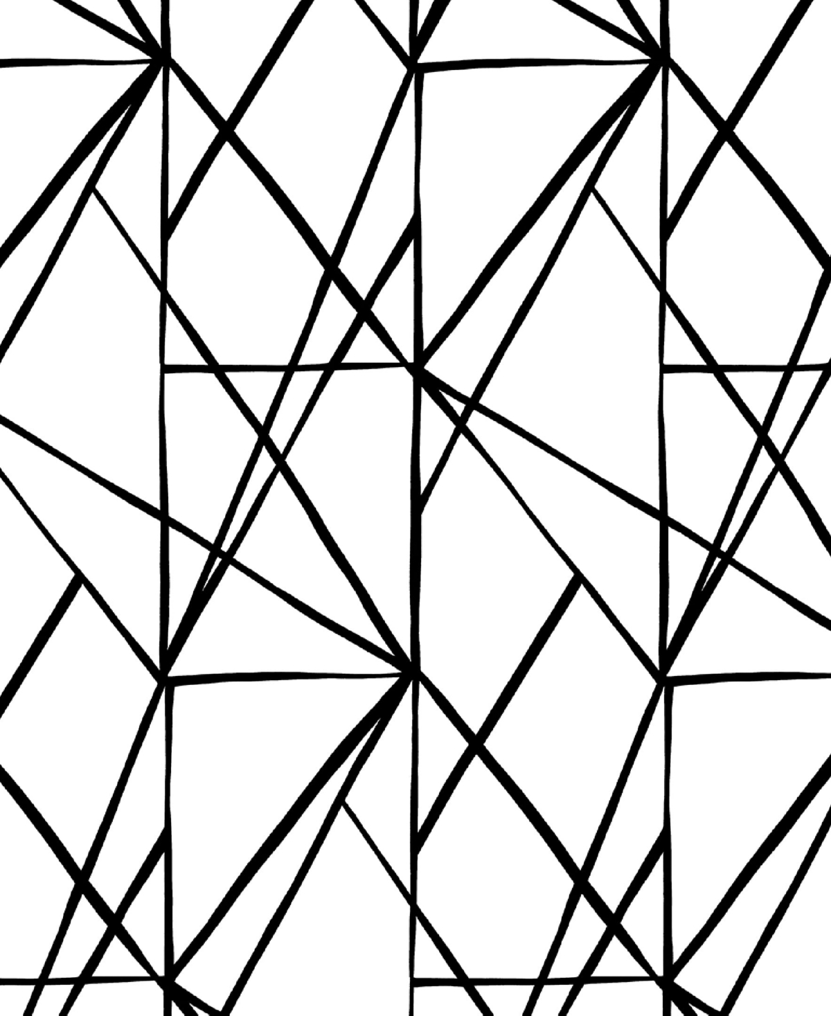 Nextwall Quartz Geo Peel And Stick Wallpaper In Black White | ModeSens