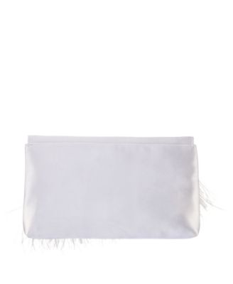 Women's Feather Flap Clutch