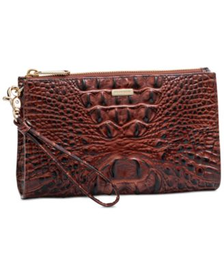 Daisy Leather Melbourne Wristlet 
