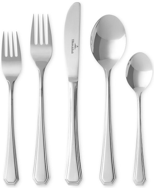 Villeroy Boch Abbey 60 Piece Flatware Set Service For 12