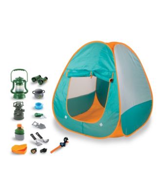 Play Tent with Camping Tools, Set of 17
