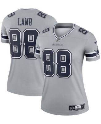 Nike Men's Dallas Cowboys CeeDee Lamb #88 Logo White T-Shirt