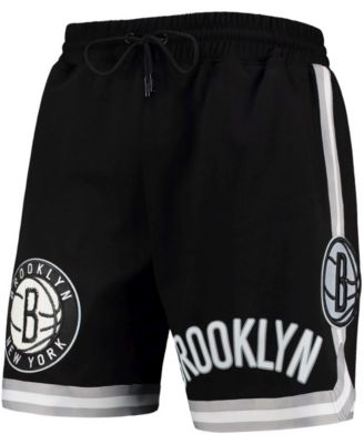 Men's Black Brooklyn Nets Chenille Shorts