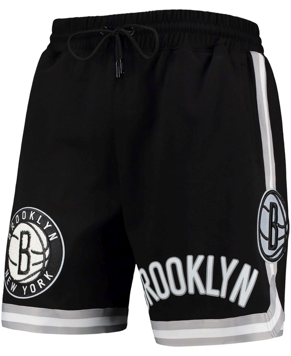 Men'sBrooklyn Nets Chenille Shorts - Black