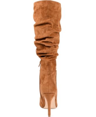 Women's Sarie Wide Calf Ruched Stiletto Boots