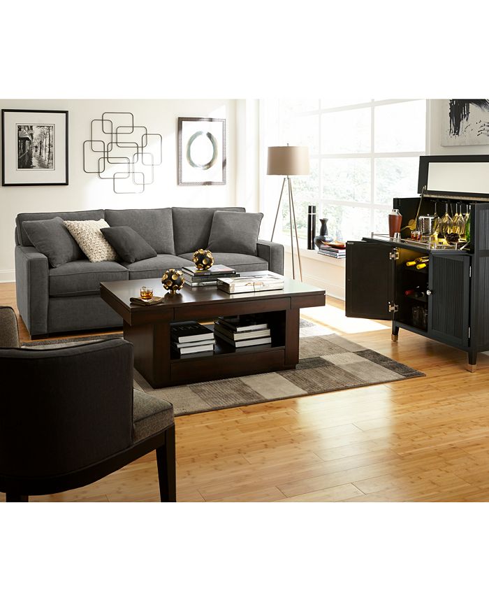 Furniture Radley 62" Fabric Loveseat, Created for Macy's Macy's