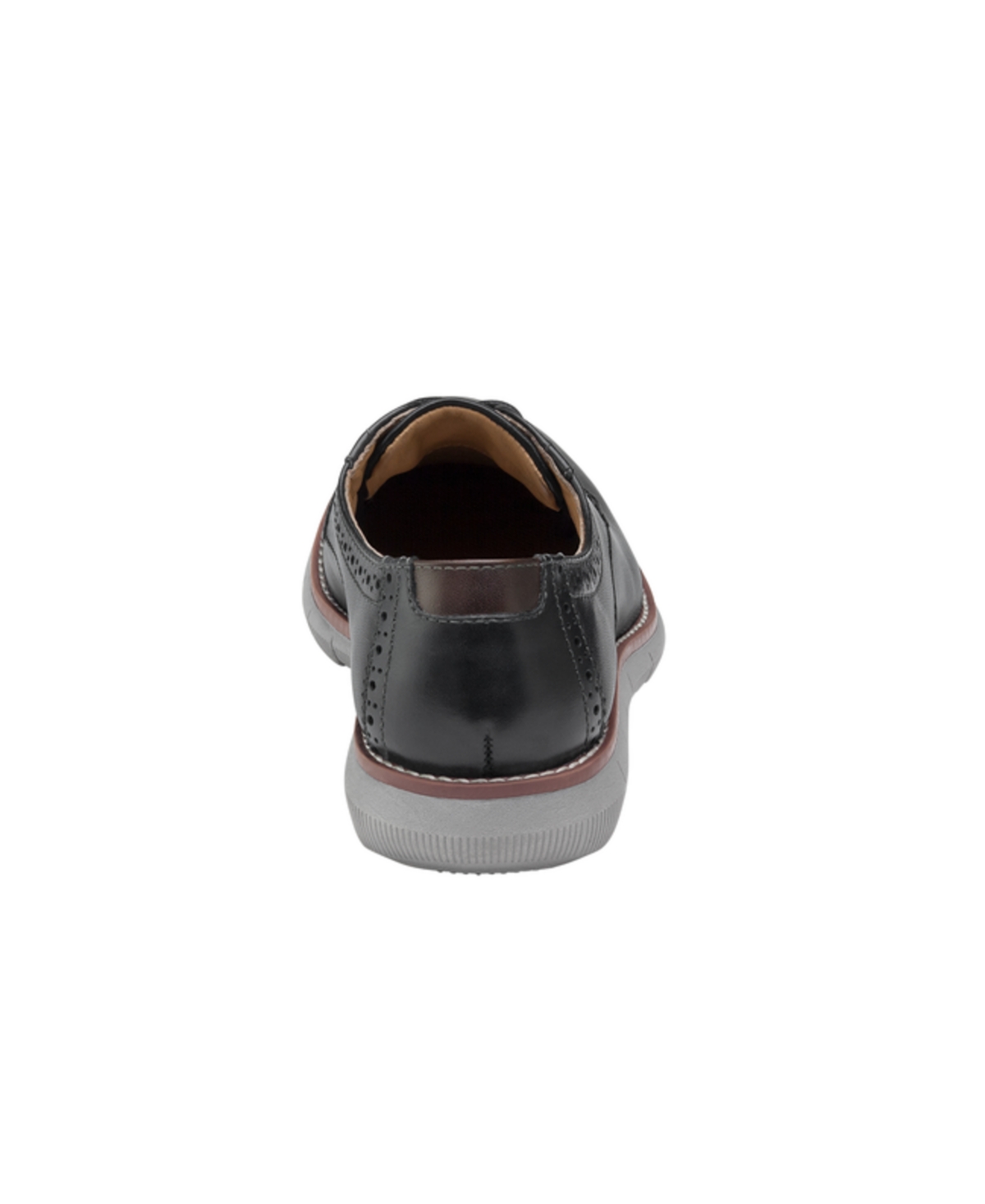 Johnston & Murphy Big Boys Holden Plain Toe Shoe -Gray