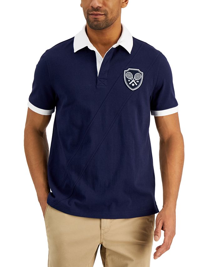 Club Room Men's RegularFit Pieced Polo Shirt, Created for Macy's Macy's