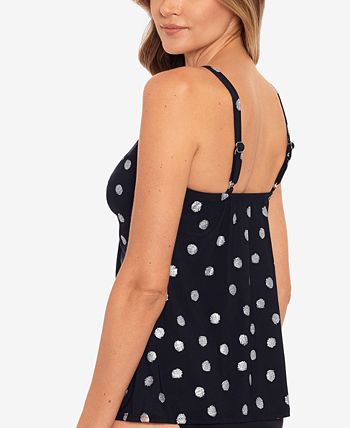 Miraclesuit PIZZELLES LOVE KNOT DD TANKINI TOP Macy s
