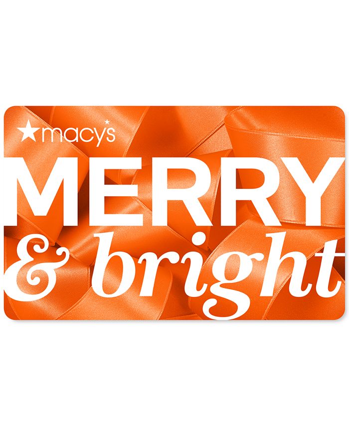 Macy's Merry & Bright EGift Card Macy's