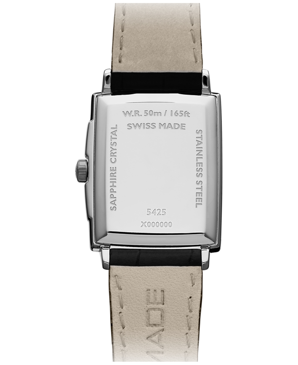 Shop Raymond Weil Men's Swiss Toccata Black Leather Strap Watch 29x37mm In White