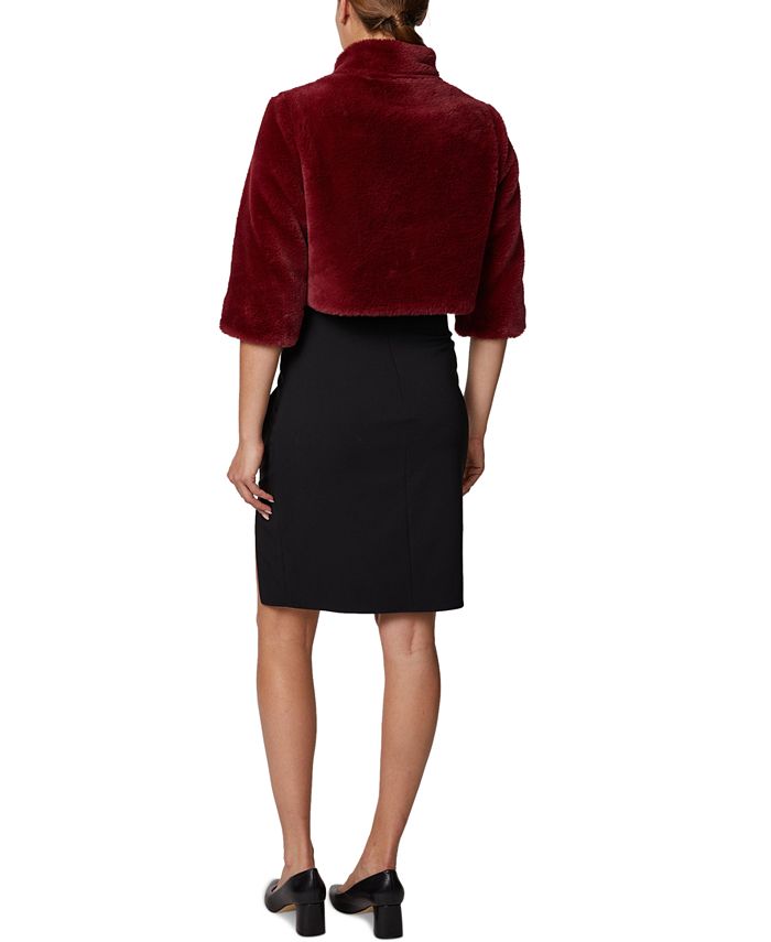 Laundry by Shelli Segal FauxFur Shrug Macy's