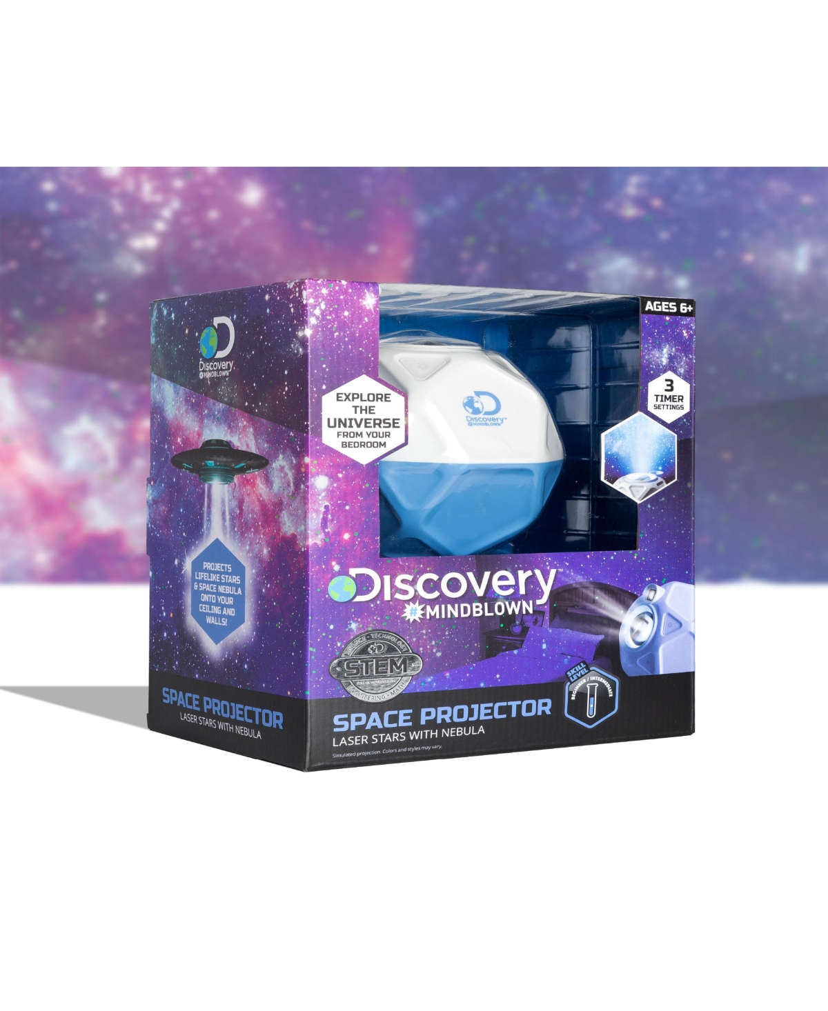 Shop Discovery Mindblown Discovery Kids Space Views Laser Star Projector, Created For Macy's In White