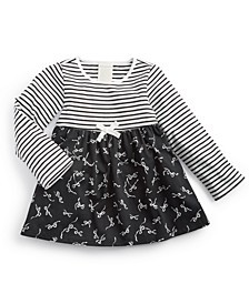 Baby Girls Stripes & Bows Tunic, Created for Macy's 