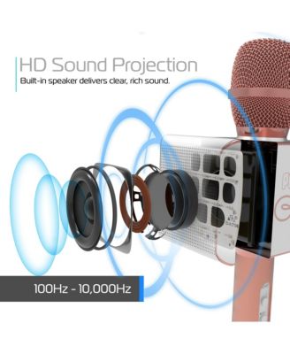 Tzumi Electronics Pop Solo Glow - Karaoke Microphone & Speaker