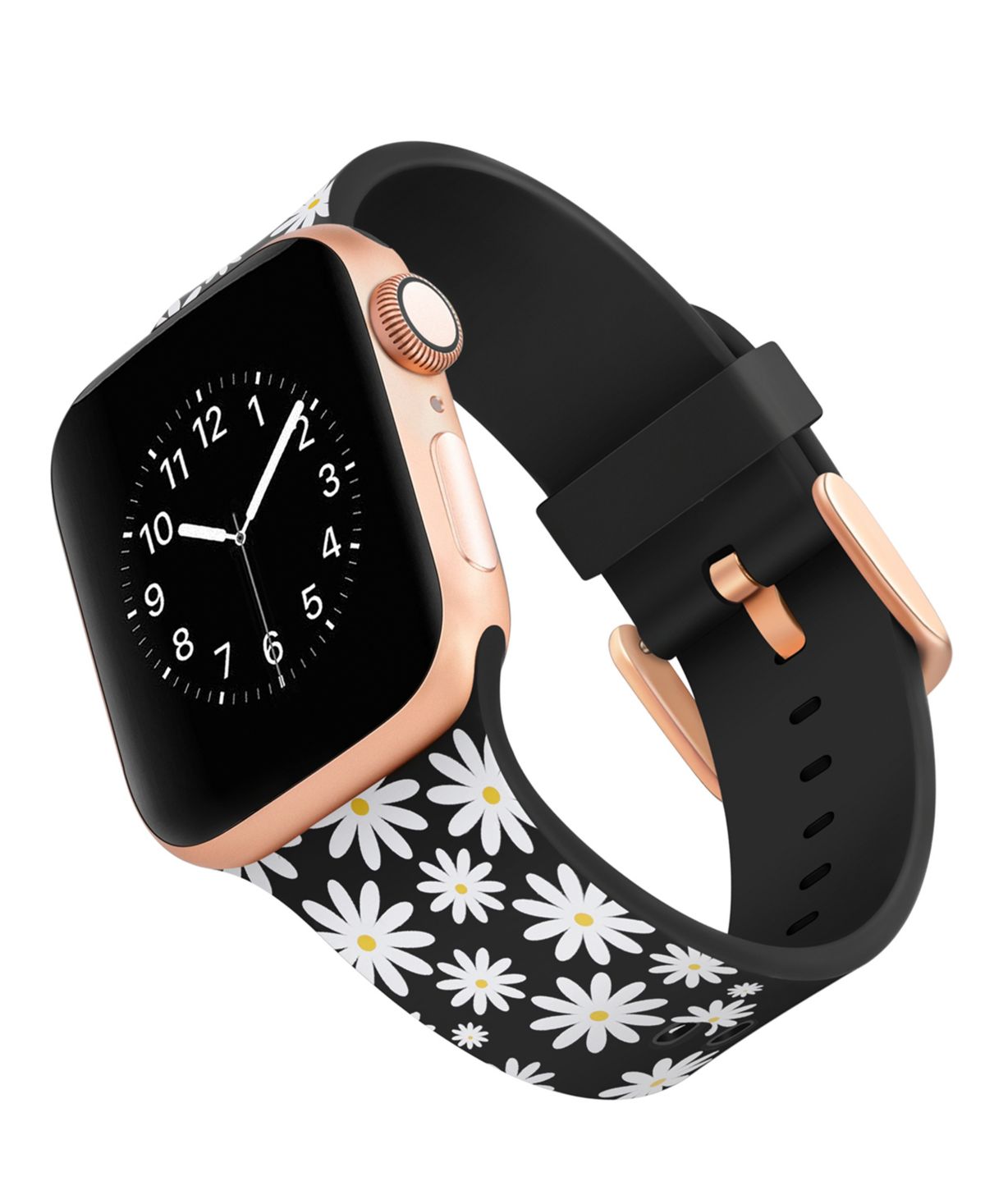 Силиконовый ремешок Daisy Darling от Dabnee Lee предназначен для Apple Watch® 42 мм (серия 10) и 38/40/41 мм