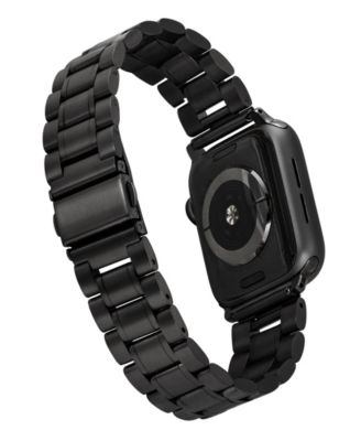Black Stainless Steel Y-Link Bracelet designed for Apple Watch&reg; 42mm (Series 1-3 only) & 44/45/46/49mm (Ultra & Ultra 2)
